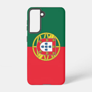 Samsung Galaxy S21 Hoesje Vlag van Portugal