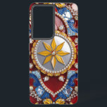 Samsung Galaxy S21 Plus Coque Bahamas Couleurs<br><div class="desc">Protégez votre Samsung Galaxy S21 Plus avec notre coque avec Bahamas Colors dans un design abstrait 3D étonnant, présentant une représentation de pierres précieuses. Inspiré par la beauté vibrante des Bahamas, ce coque allie turquoise et dorée, captant l'essence de l'élégance tropicale. Le design en pierres précieuses ajoute une touche de...</div>