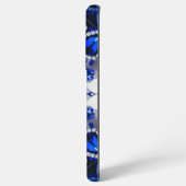 Samsung Galaxy S21 Plus Coque Bleu Bleu Blanc (Côté gauche)