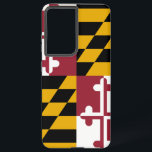 Samsung Galaxy S21 Plus Coque Drapeau du Maryland<br><div class="desc">Transformez votre Samsung Galaxy S21 Plus en une célébration de la fierté du Maryland grâce à notre couverture téléphonique exclusive avec le drapeau de l'État! Réalisée avec une attention minutieuse aux détails, cette couverture présente fièrement les éléments distinctifs du drapeau du Maryland. Il présente une conception unique de quadrants alternés...</div>