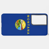 Samsung Galaxy S21 Plus Coque Drapeau du Montana (Verso Horizontal)