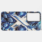 Samsung Galaxy S21 Plus Coque Scottish Thistles (Verso Horizontal)
