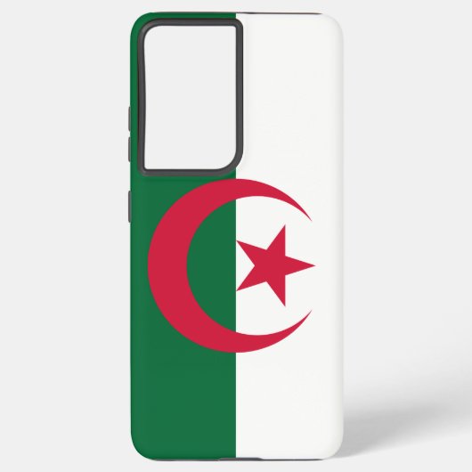Samsung Galaxy S21 Plus Hoesje Algerijnse vlag (Achterkant)