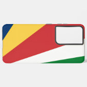 Samsung Galaxy S21 Plus Hoesje Seychellen kleuren Samsung Galaxy Hoesje (Achterkant horizontaal)