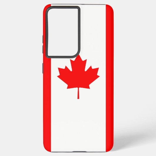 Samsung Galaxy S21 Plus Hoesje vlag van Canada (Achterkant)