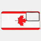 Samsung Galaxy S21 Plus Hoesje vlag van Canada (Achterkant horizontaal)