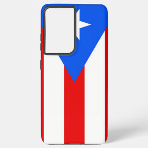 Samsung Galaxy S21 Plus Hoesje Vlag van Puerto Ric