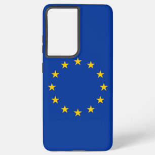 Samsung Galaxy S21 Plus Hoesjes vlag van Europa Hoesje