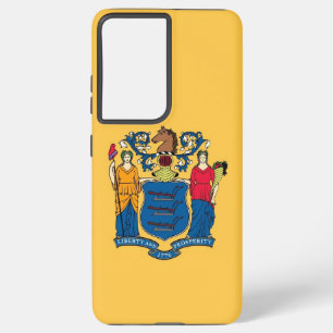 Samsung Galaxy S21 Plus Hoesjes vlag van New Jerse Hoesje