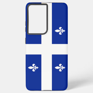 Samsung Galaxy S21 Plus Hoesjes vlag van Quebec Hoesje