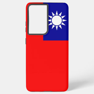 Samsung Galaxy S21 Plus Hoesjes vlag van Taiwan Hoesje