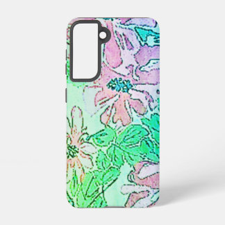 SAMSUNG GALAXY S21 Telefoon Case FLOWER STYLE DESI Hoesje