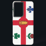 Samsung Galaxy S21 Ultra Case with Montreal flag<br><div class="desc">Celebrate the rich multicultural heritage of one of Canada's most vibrant cities with this Samsung Galaxy S21 Ultra case featuring the official flag of Montreal. A striking and meaningful design, this case adds both protection and patriotic flair to your device. The flag of Montreal showcases a bold red cross on...</div>