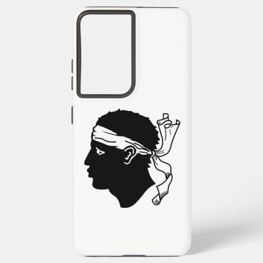 Samsung Galaxy S21 Ultra Coque avec drapeau corse (Verso)