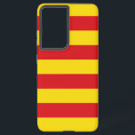 Samsung Galaxy S21 Ultra Coque avec drapeau de Cat<br><div class="desc">Ajoutez une touche de fierté catalane à votre quotidien grâce à notre coque exclusif Samsung Galaxy S21 Ultra, avec le drapeau de la Catalogne ! Conçu avec une attention minutieuse aux détails, ce boîtier téléphonique est plus qu’un simple élément fonctionnel, c’est une célébration du patrimoine et de la fierté culturelle...</div>
