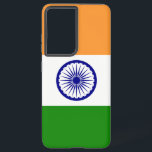 Samsung Galaxy S21 Ultra Coque avec drapeau de l'I<br><div class="desc">Ajoutez une touche de fierté indienne à votre Samsung Galaxy S21 Ultra avec notre couverture exclusive avec le drapeau de l'Inde! Réalisée avec une attention minutieuse aux détails, cette couverture célèbre le patrimoine indien et la richesse culturelle. Le design présente fièrement le modèle tricolore iconique du safran, blanc et vert,...</div>