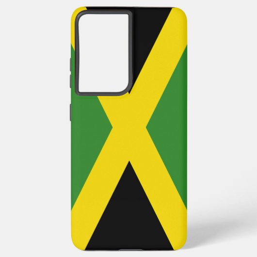 Samsung Galaxy S21 Ultra Coque avec drapeau jamaïc (Verso)