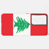Samsung Galaxy S21 Ultra Coque avec drapeau Liban (Côté gauche)