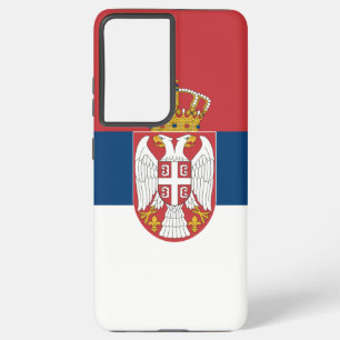 Samsung Galaxy S21 Ultra Coque avec drapeau serbe