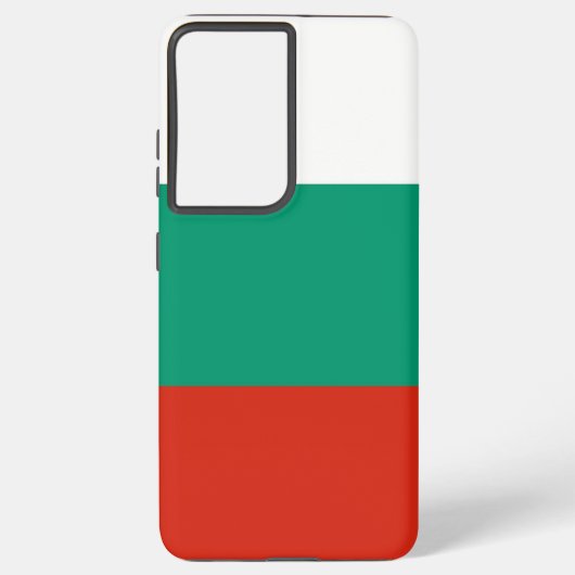 Samsung Galaxy S21 Ultra Hoesje met Bulgaarse vlag (Achterkant)