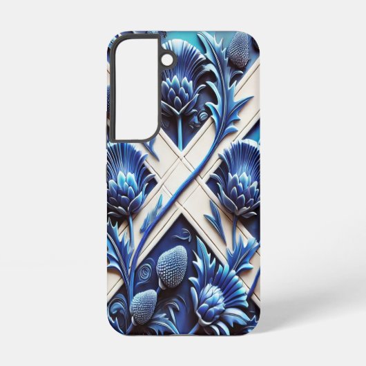 Samsung Galaxy S22 Coque avec chardon écossais (Verso)