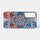 Samsung Galaxy S22 Coque avec couleurs françaises (Verso Horizontal)