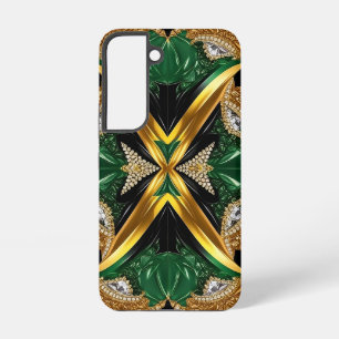 Samsung Galaxy S22 Coque avec couleurs jamaïcaines