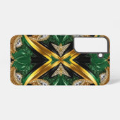 Samsung Galaxy S22 Coque avec couleurs jamaïcaines (Verso Horizontal)