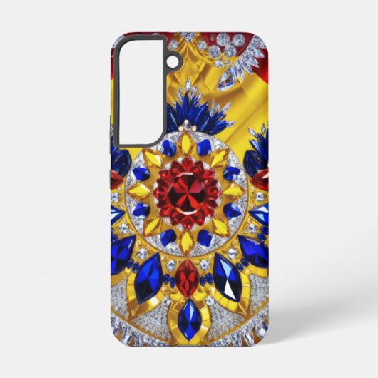 Samsung Galaxy S22 Coque avec des couleurs roumain (Verso)