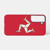 Samsung Galaxy S22 Coque Drapeau de l'île de Man (Verso Horizontal)