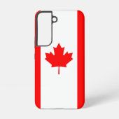 Samsung Galaxy S22 Coque Drapeau du Canada (Verso)