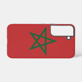 Samsung Galaxy S22 Coque Drapeau du Maroc (Verso Horizontal)