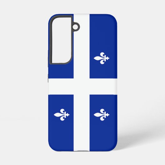 Samsung Galaxy S22 Coque Drapeau du Québec (Verso)
