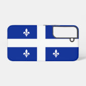 Samsung Galaxy S22 Coque Drapeau du Québec (Verso Horizontal)