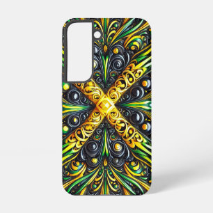 Samsung Galaxy S22 Hoesje met Jamaicaanse kleuren