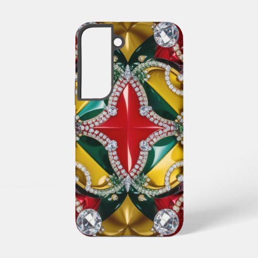 Samsung Galaxy S22 Hoesje met kleuren van Los Ange (Achterkant)