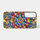 Samsung Galaxy S22 Hoesje met Roemeense kleuren (Achterkant horizontaal)