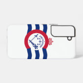 Samsung Galaxy S22 Hoesje Vlag van Cincinnati (Achterkant horizontaal)