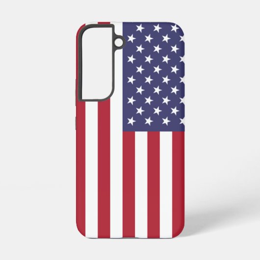Samsung Galaxy S22 Hoesje Vlag van de Verenigde St (Achterkant)