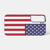 Samsung Galaxy S22 Hoesje Vlag van de Verenigde St (Achterkant horizontaal)