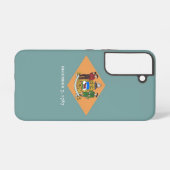 Samsung Galaxy S22 Hoesje Vlag van Delaware (Achterkant horizontaal)