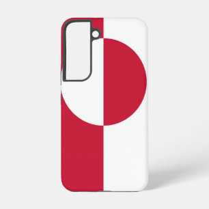 Samsung Galaxy S22 Hoesje Vlag van Groenland