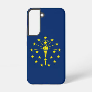 Samsung Galaxy S22 Hoesje Vlag van Indiana