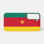 Samsung Galaxy S22 Hoesje Vlag van Kameroen (Achterkant horizontaal)