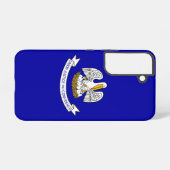 Samsung Galaxy S22 Hoesje Vlag van Louisiana (Achterkant horizontaal)