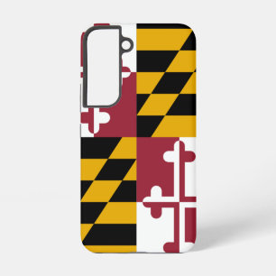 Samsung Galaxy S22 Hoesje Vlag van Maryland