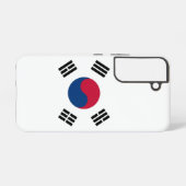Samsung Galaxy S22 Hoesje Vlag van Zuid-Korea (Achterkant horizontaal)