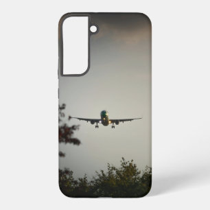 Samsung Galaxy S22+ Hoesjes met Airplane Blue Sky Hoesje
