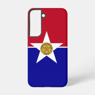 Samsung Galaxy S22 Hoesjes vlag van Dallas Hoesje