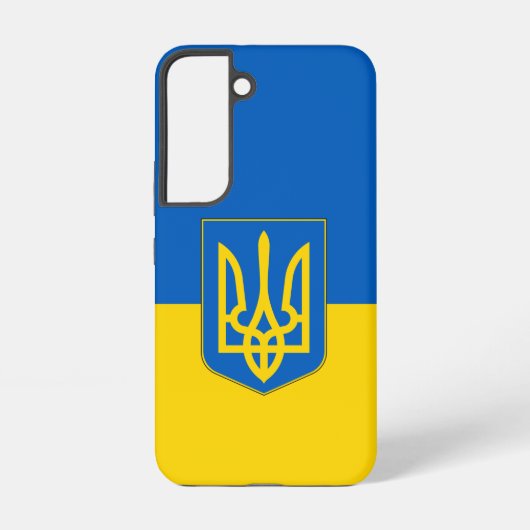 Samsung Galaxy S22 Hoesjes vlag van Oekraïne Hoesje (Achterkant)